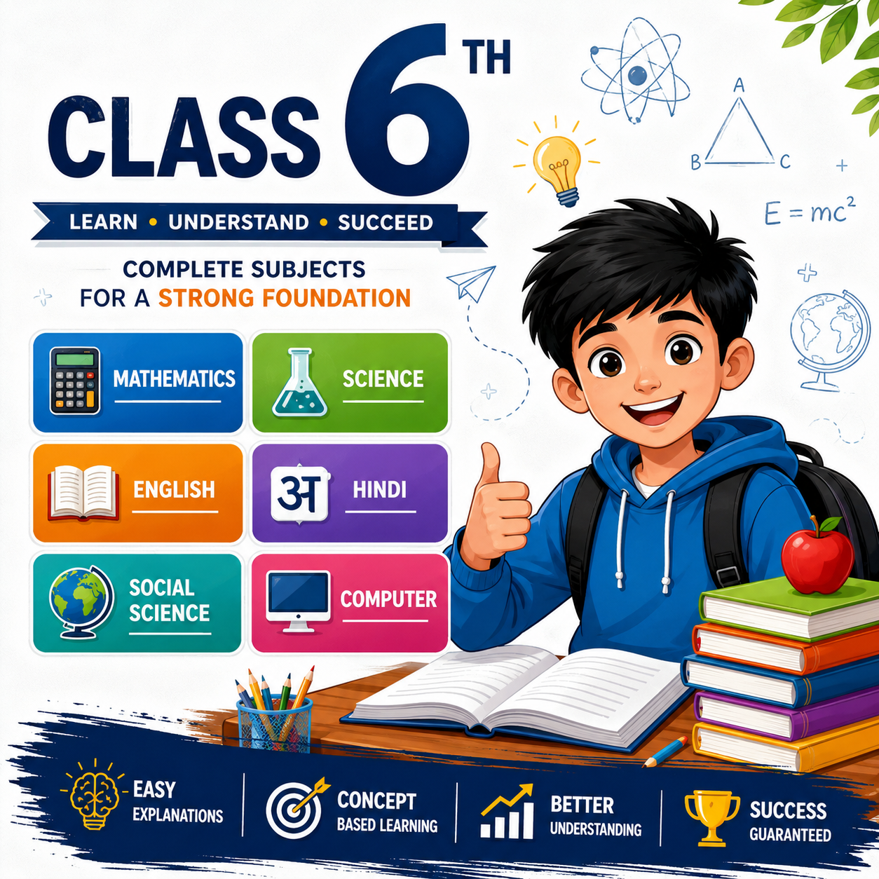 lets make for students class 6th maths b to a